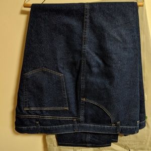 New pair mens regular fit jeans Wrangler
